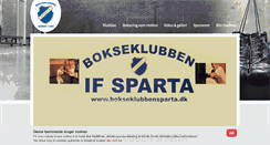 Desktop Screenshot of bokseklubbensparta.dk